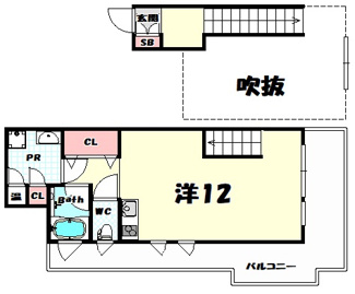 【間取り】 | プレジール三ノ宮3