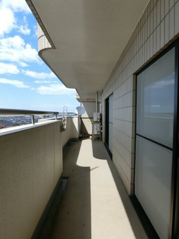 グランディオス米子のバルコニー