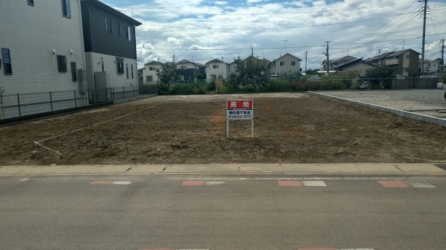 鴻巣市愛の町の売地の外観