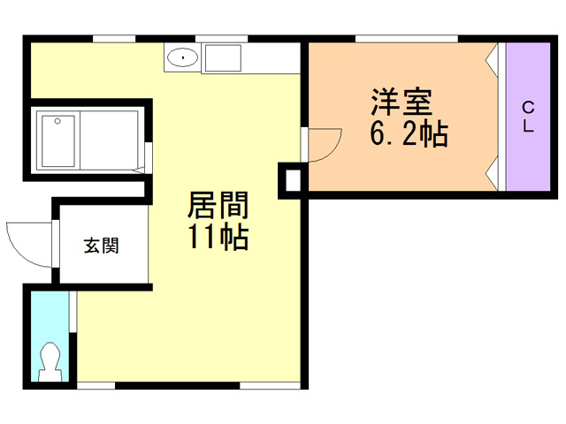エムケーハイツの間取り