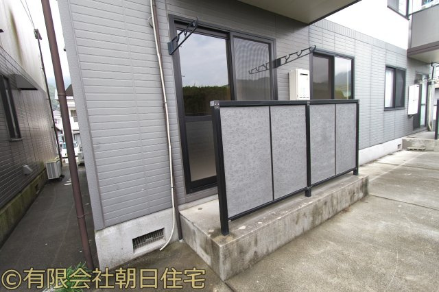 グレイスD壱番館のバルコニー