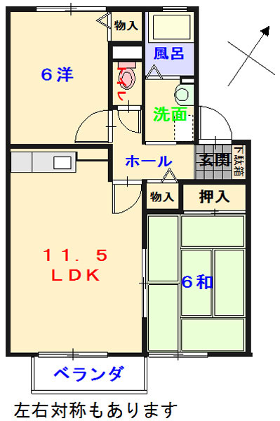 グレイスD壱番館の間取り