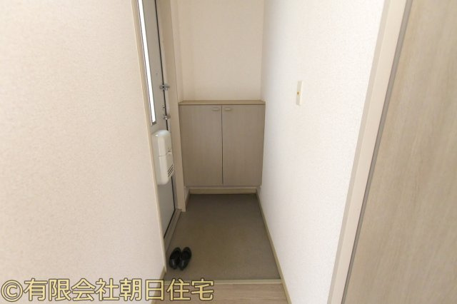 グレイスD壱番館の玄関