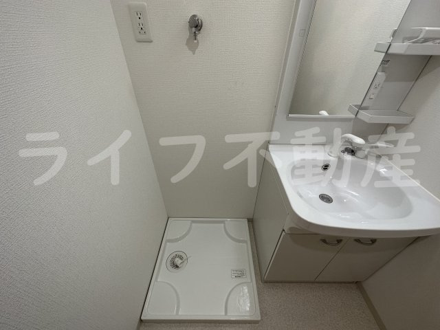 badge tomoi EstⅥの洗面所|スペースが確保できる洗面所です
