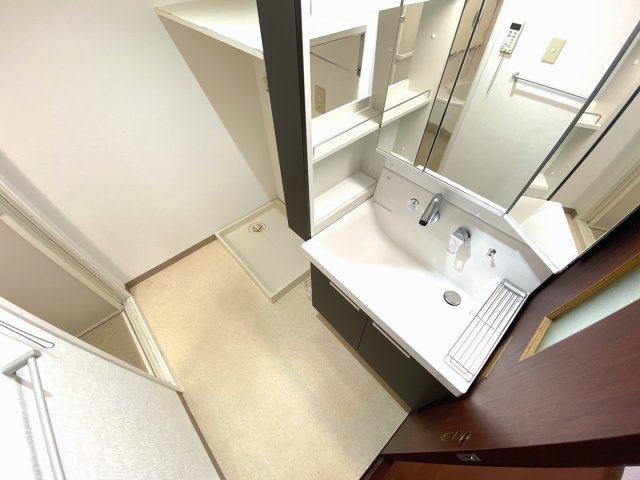 アンビエント金剛東ガーデンコートの独立洗面台