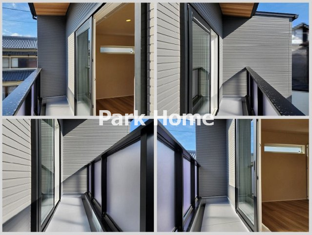 高知市朝倉本町-2号地-新築戸建てのバルコニー