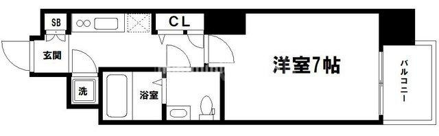 アドバンス上町台ラシュレの間取り