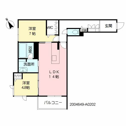 RICCO藤崎宮の間取り