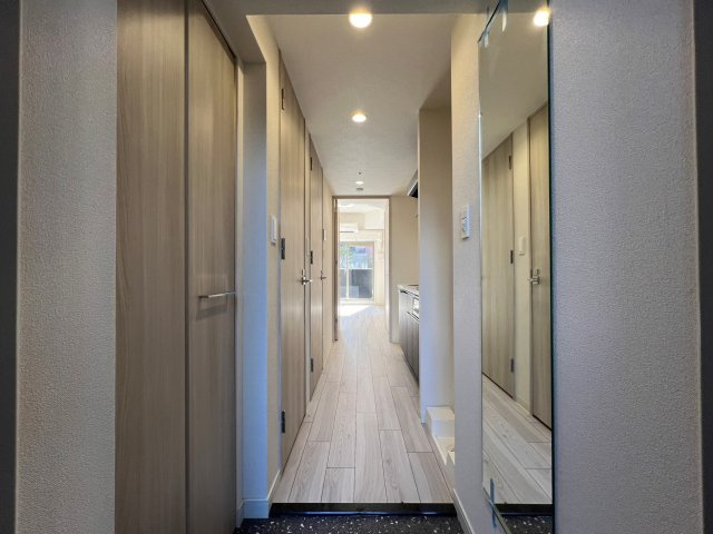 プレサンス大国町ラヴェニールの玄関