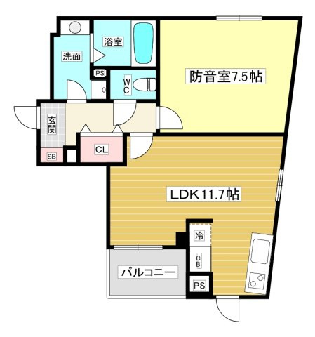 【間取り】 | Ｖｉｌｌａ　Ｍｕｓｉｃａ西宮北口