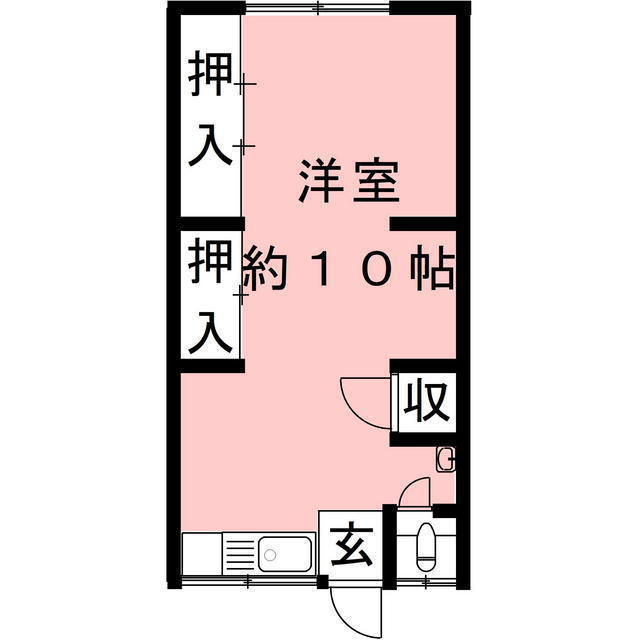 岐阜市加納奥平町２丁目のアパートの間取り