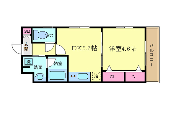 ※上下間取り反転タイプ