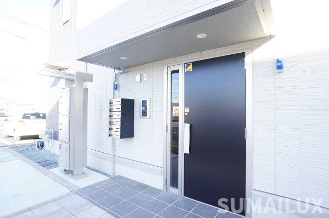 サンライズ新土河原のエントランス