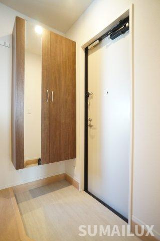 サンライズ新土河原の玄関