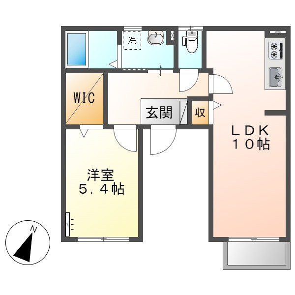 モンシャトー中央の間取り