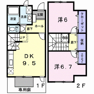 【間取り】 | メゾン　チドリ