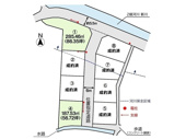 土地　金光町占見新田　グリーンハイツ　全8区画の画像