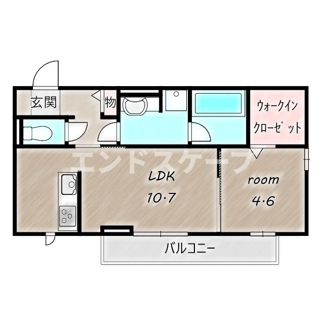 D-ROOM omotechoの間取り|高崎、前橋エリアのお部屋探しはエンドスケープまで！お客様の理想お聞かせ下さい♪