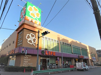 ライフ菊川店まで400m