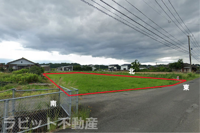 【外観】 | 売土地：金田町 | 境界はイメージとなります。