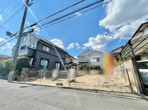 桃山町養斉　建築条件無土地の前面道路含む現地写真