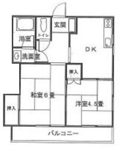 【間取り】 | 塚本マンション