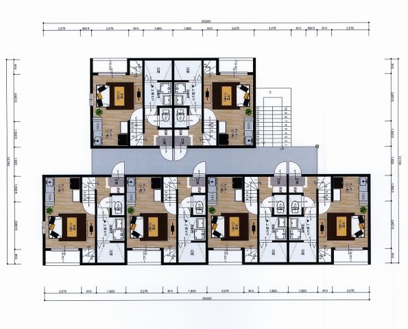 都城市高城町桜木の一棟アパートの間取り