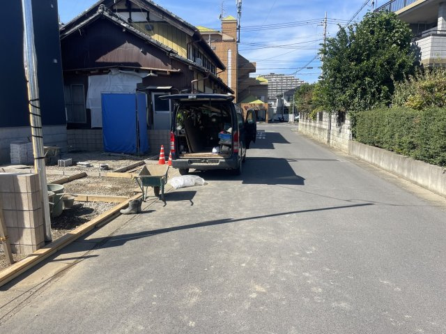 リーブルガーデン．Ｓ　深谷上柴西第3　の前面道路含む現地写真|現地前面道路（2023年10月13日）撮影