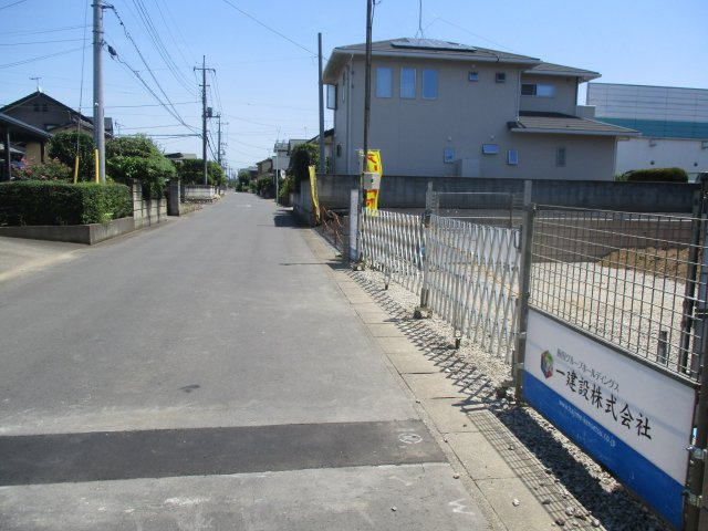 リーブルガーデン．Ｓ　深谷上柴西第3　の前面道路含む現地写真|現地前面道路（2023年07月26日）撮影
