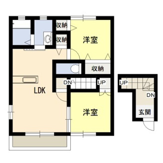 【間取り】 | グレースコートA棟