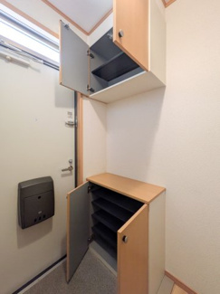 【収納】 | グレースコートA棟 | 玄関シューズボックス