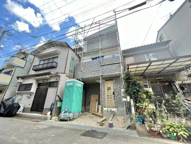 羽束師鴨川町の前面道路含む現地写真