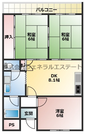 ホワイエ・アンノマエの間取り