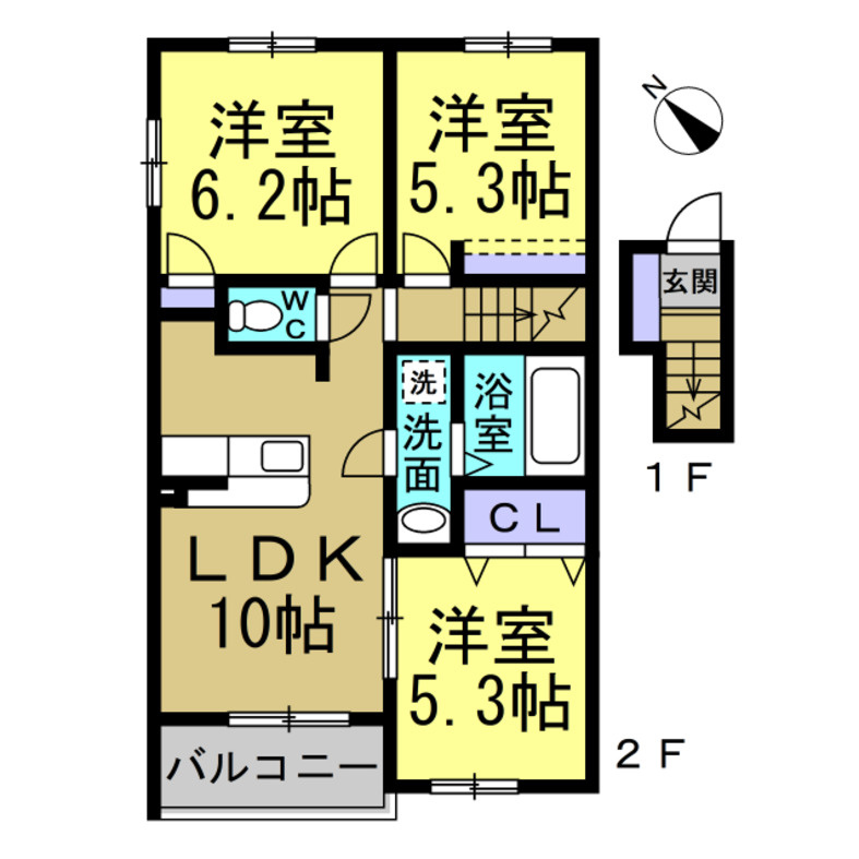 SEA SIDEの間取り