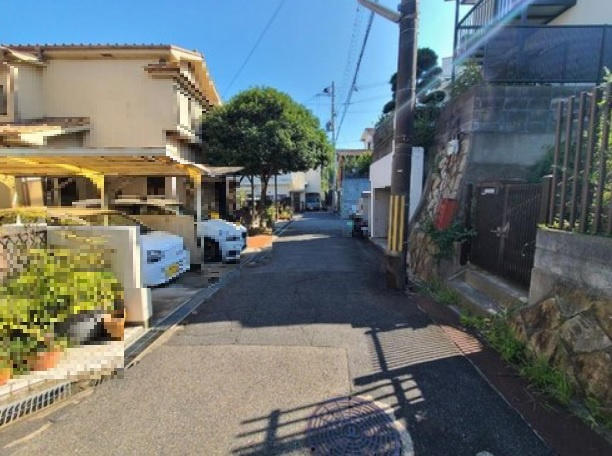 【前面道路含む現地写真】 | 神戸市垂水区塩屋町８丁目　中古戸建