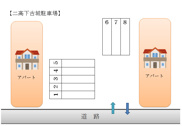 二高下古城駐車場の画像