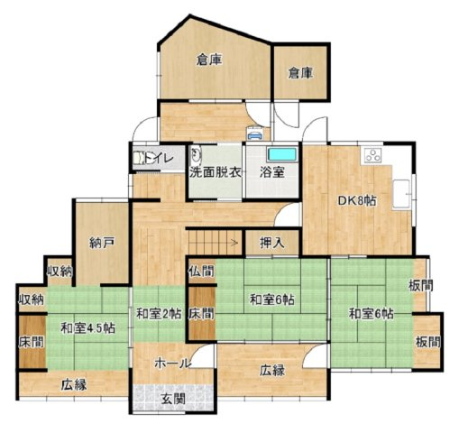 【間取り】 | 柳井・姫田
