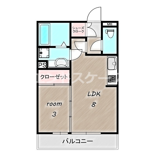 アンフルールの間取り|高崎、前橋、伊勢崎エリアのお部屋探しはエンドスケープまで！お客様の理想お聞かせ下さい♪