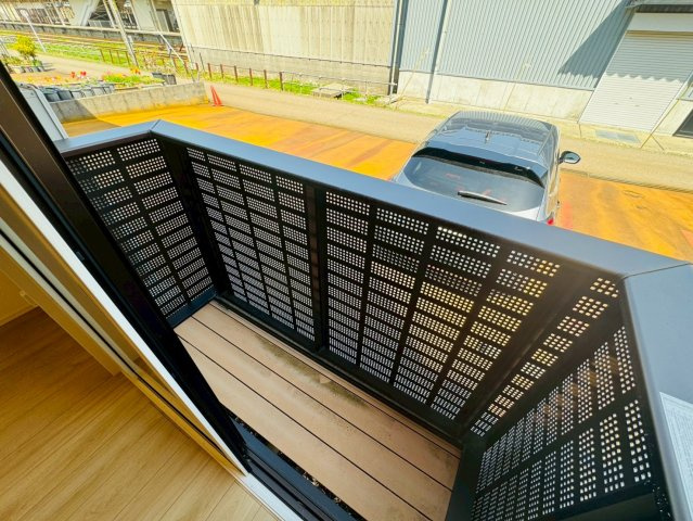 アステール寺町のバルコニー