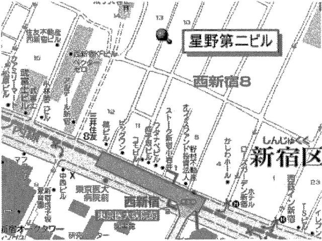星野第二ビルの地図