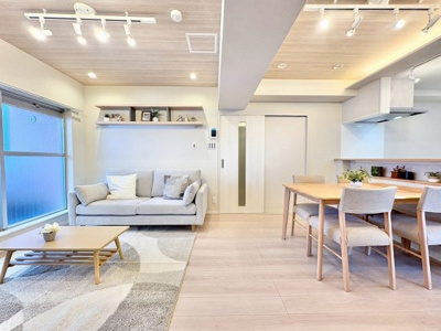 【居間・リビング】 | 蒲田グリーンパーク | ゆったり過ごせる居間です