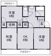 【間取り】 | 第2阿波ビル