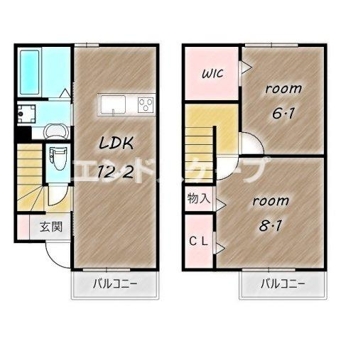 プリーモの間取り|高崎、前橋のお部屋探しはエンドスケープまで！お客様の理想お聞かせ下さい♪