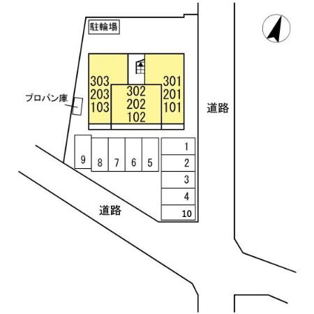 ファーストステージ江木の区画図|高崎、前橋エリアのお部屋探しはエンドスケープまで！お客様の理想お聞かせ下さい♪