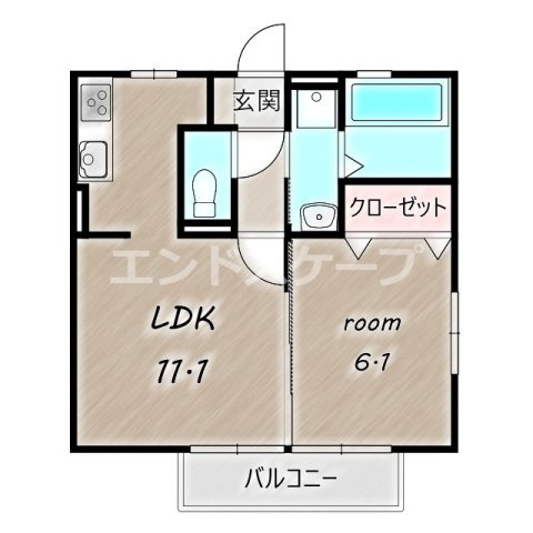 オペラハウス青柳の間取り|高崎、前橋エリアのお部屋探しはエンドスケープまで！お客様の理想お聞かせ下さい♪