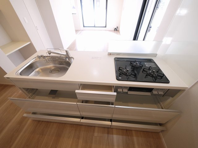 モンパルク生駒元町のキッチン|使いやすいキッチンです