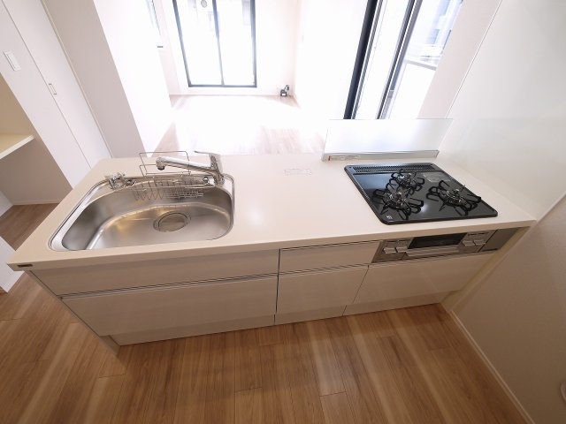 モンパルク生駒元町のキッチン|使いやすいキッチンです