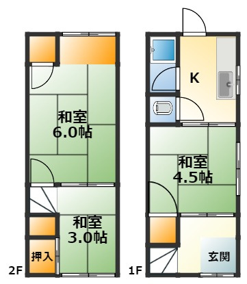 【間取り】 | 東垂水2丁目テラス | ☆神戸市垂水区　東垂水2丁目テラス☆