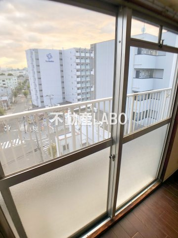 中善大正ハイツのバルコニー