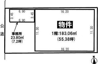 中川区神郷倉庫(P3台駐車可) 